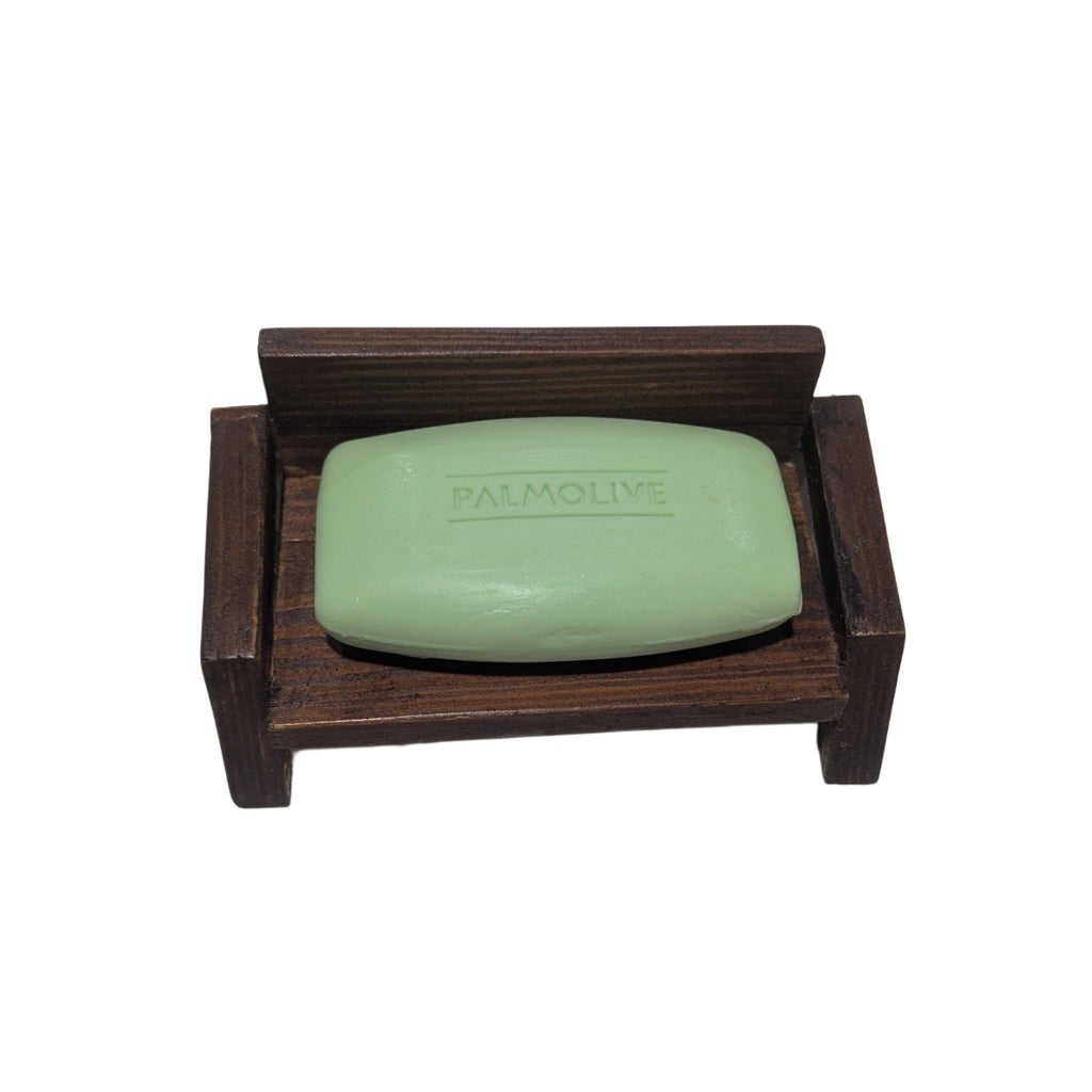 Tree Stump Style Kail Wood Soap Dish – Handmade Wooden Soap Holder